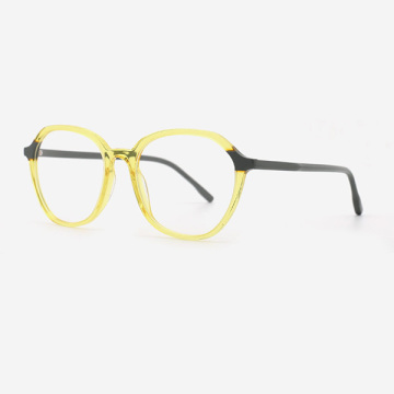 Round Full Rim Acetate Women`s Optical Frames 23A3061