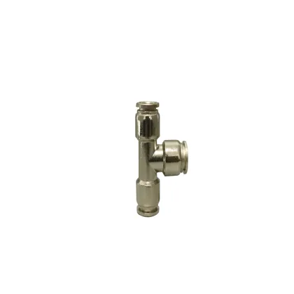 One Touch Air Fittings - Customizable Pneumatic Tee Fittings MPE Size