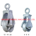 Steel Wire Rope Trawl Pulley Carbon Block