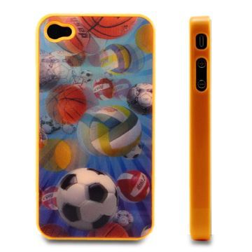 Plastic Cases for iPhone 4, Customized Patterns Welcomed, Available in Various Colors