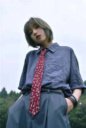 Korean version casual narrow women  tie