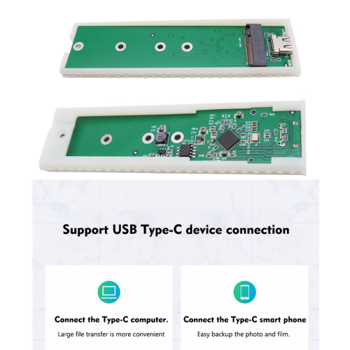 SSD Enclosure NGFF M.2 to Type-C SSD Enclosure NGFF Case Adapter Factory