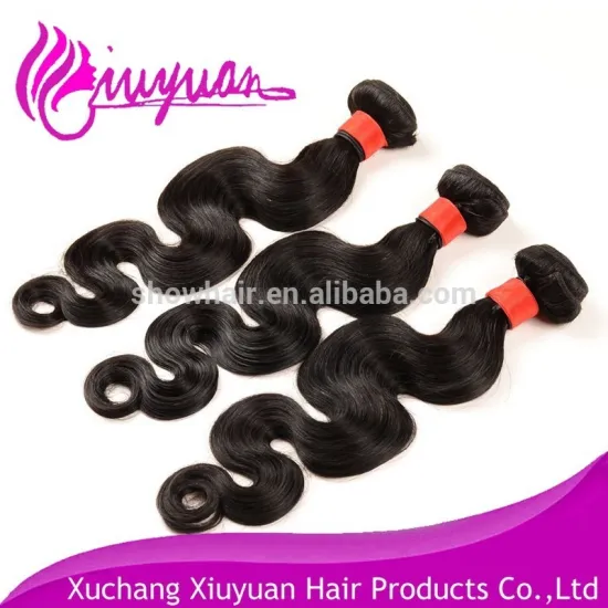 machine made weft tangle and shed free virgin wet and wavy brazilian hair