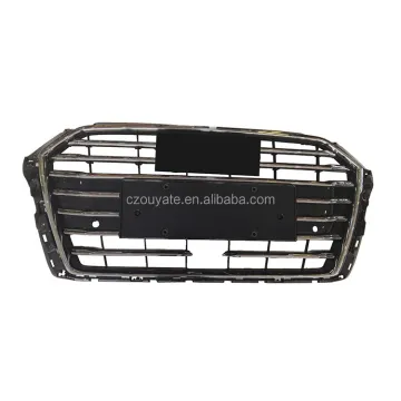 Auto Car Mesh Grille with Chrome Stripe for Audi A3 2017 (8VD853651BRN4 8VD853651BT94)