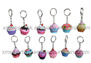 Sculpture Figurine Cake Keyring Promotion Gifts
