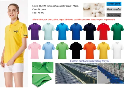 Custom Logo Big and Tall Men's Sport Polo Shirts & T-Shirts ODM/OEM