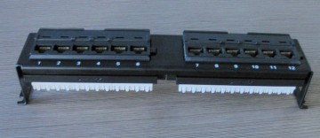 19" Krone 12 Port Cat5e/CAT6 Patch Panel (P197-12B)