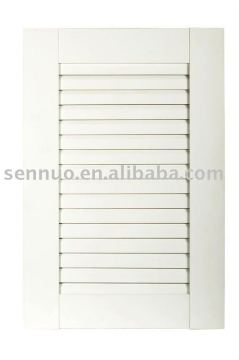 PVC overlaid MDF wrapping Jalousie/Blind cabinet door