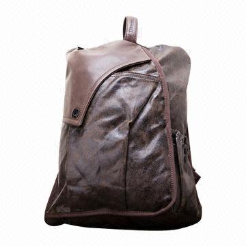 2014 Latest and Hot-sale Genuine Leather Backpack Bag for Men, Fashionable Design