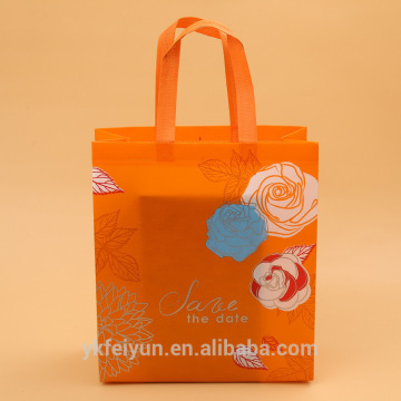 Customized heat transfer printing non woven bag with handle