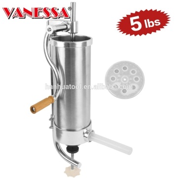 Vertical Sausage filler 5lbs capacity Stainless Steel meat sausage stuffer