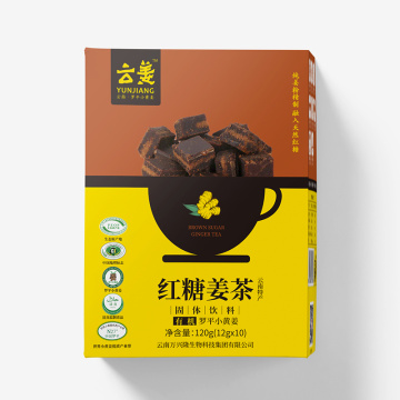 Té de jengibre especiado con base de azúcar moreno