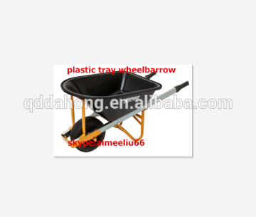 austria market heavy duty plastic wheelbarrow 100L
