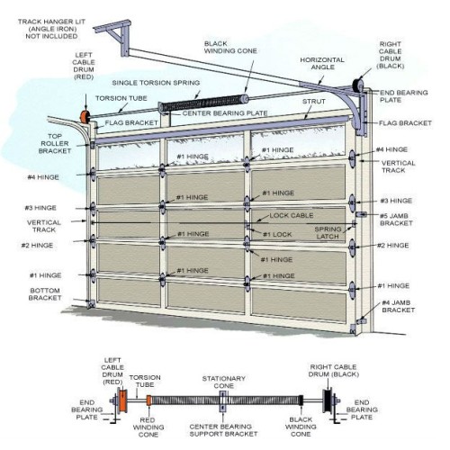 Sectional Aluminum Alloy Garage Door