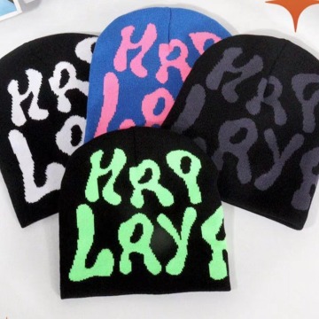 Wholesale Custom Unisex Embroidered Logo Beanies and Jacquard Knitted Hats