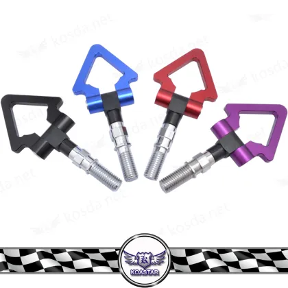 Black racing tow hook JDM for cars , tow hook hitch