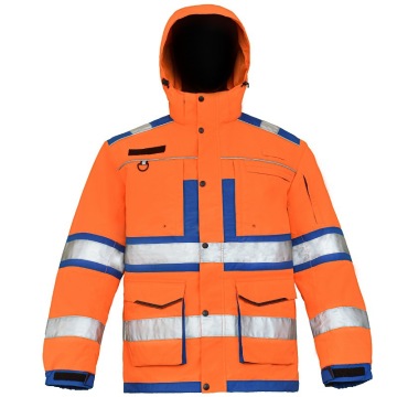 Hallo Vis Outdoor wasserdichte reflektierende Arbeitssicherheit Jacke