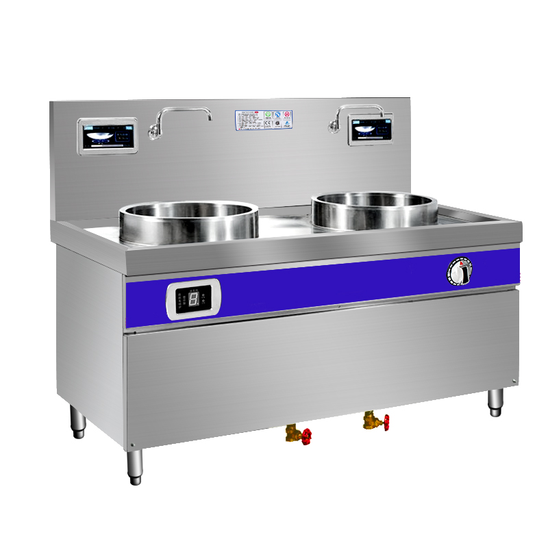 double head induction wok stove