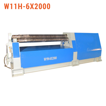 W11H-6X2000 CNC Hidraulik Arc menyesuaikan mesin rolling plat