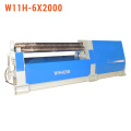 W11H-6X2000 CNC Hydraulic Arc Adjust Plate Rolling Machine