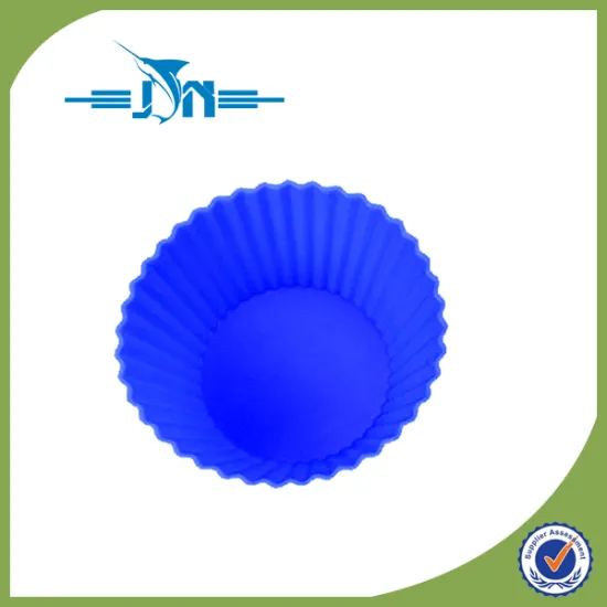 food grade blue circular silicone cake mold with low price