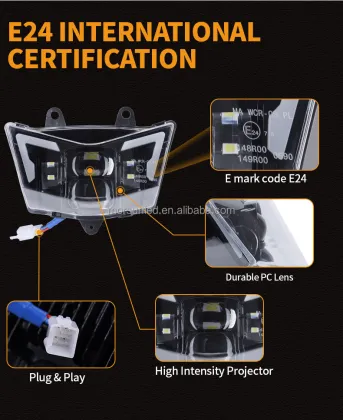 Supermoto LED Headlight for Various Kawasaki Motorcycles