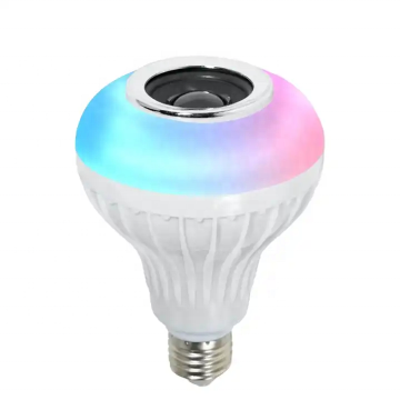 RGB BluetoothE27スピーカー付きリモートコントロールLED電球-LED -MUSIC