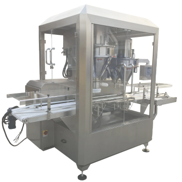 Automatic Powder Bottle Filling Machine for Packaging Automation
