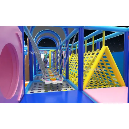 Customized Indoor Kids Playground Equipment with Slides for Professional Amusement Parks and Playgrounds
