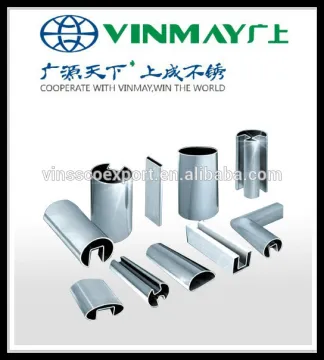 Railing & Handrail System Mirror Polsihed Stainless Steel Slot tube