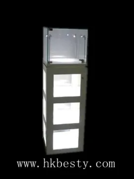 Custom made jewelry  display counter or showcase or tower in shop