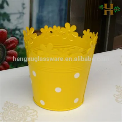 flower pot,Tin bucket flower pot,Galvanized tin flower pot