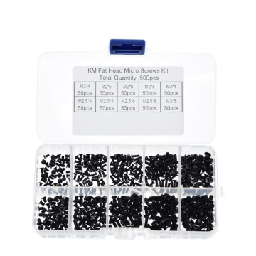 TZT 500Pcs M2-M3 KM Screw Kit for Laptop and Computer Repair