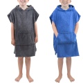 Kids Hooded Poncho Towel surfing gear cotton kids poncho towel with logo Supplier