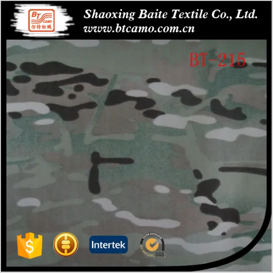 100% polyester military multicam uniform fabric ripstop