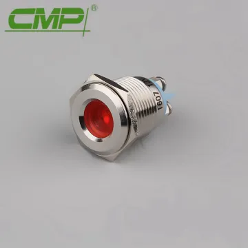 Waterproof IP67 16mm 24V LED Signal Lamp