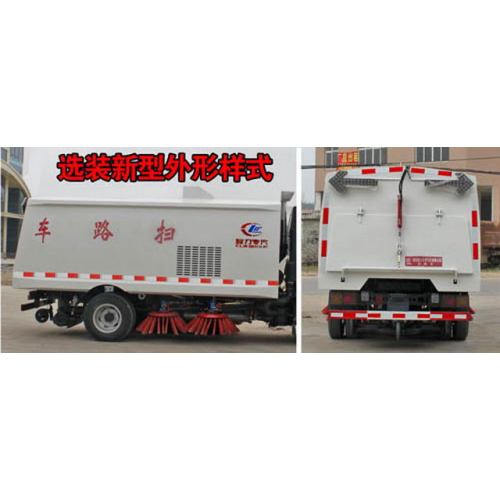 Dongfeng145 170HP 8CBM เครื่องดูดฝุ่น Street Sweeper