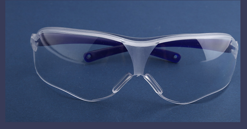 Shock and wind protective glasses