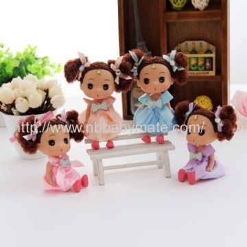 12cm Diamond Bowknot Kunststoff verwirrt Puppe