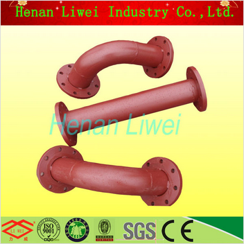 On sale anti-corrosion rubber lined pipe fitting