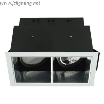 Down light reccessed square type SEER Trim double