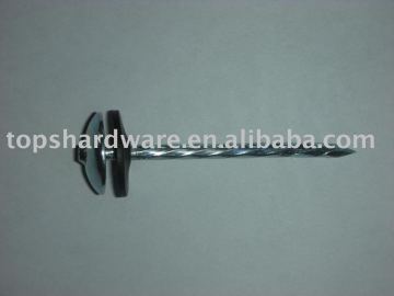 Roofing nails Rubber washer