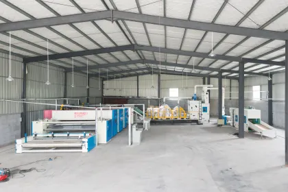 Geotextile nonwoven fabric making non woven production line