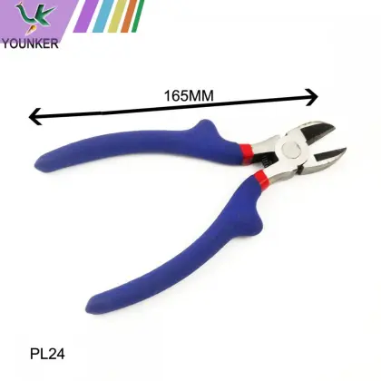 Effort Saving Cutting Edge Plastic Diagonal Pliers