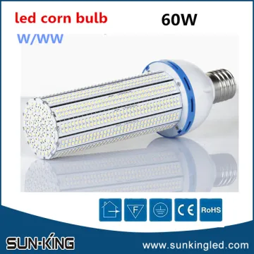 Popular high Power 110V/220v 60W e40 led SMD3528 corn light 360 degree