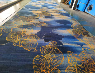 Customized 3D Printed Polypropylene Casino Carpet