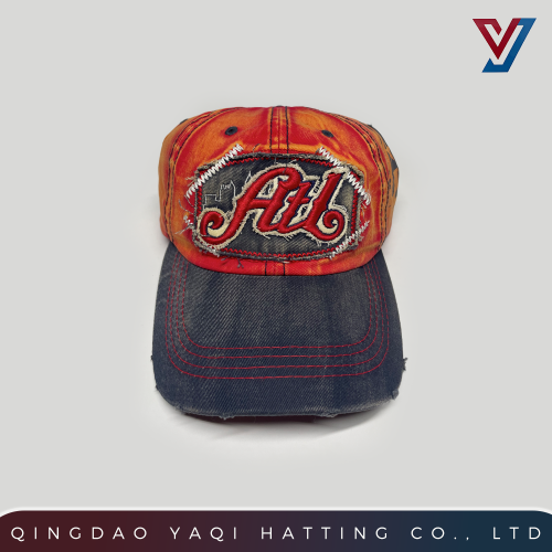 Casual 6-Panel Unstructured Cap with Premium Embroidery