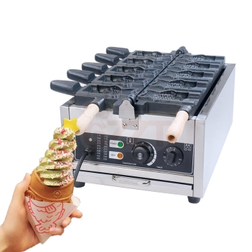 China Factory Customized Non-Stick Commercial Bear Fish Cake Waffle Maker