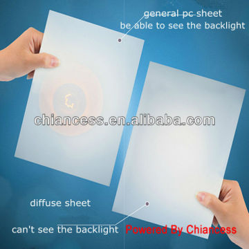 Diffusion Polycarbonate Plane PC Sheets for lamphouse/light cover