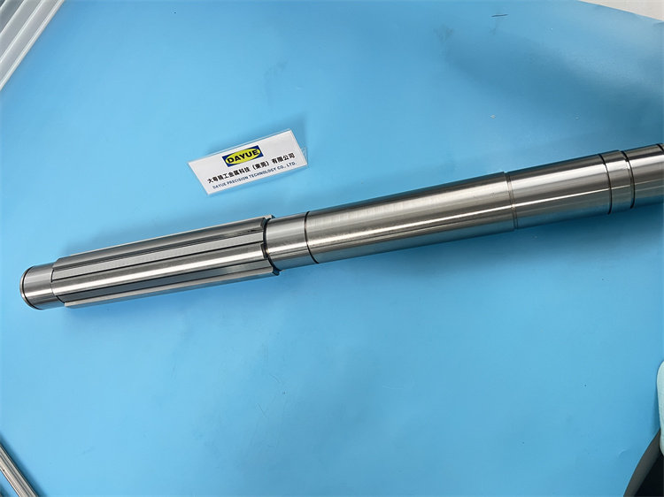 Custom made precision long shaft spline shafts